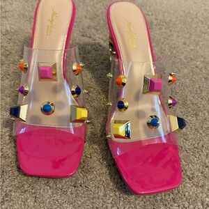 NINETY UNION new slip on pink/fuschia sandal